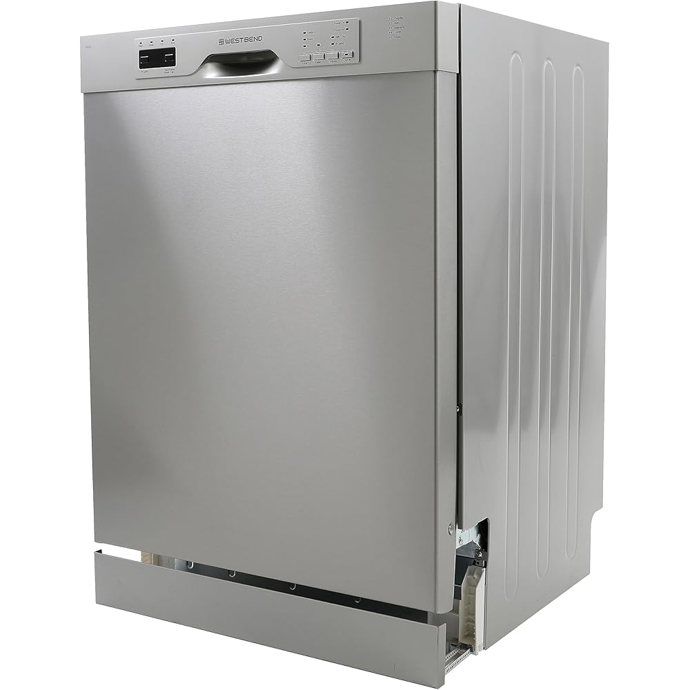 24-Inch Built-In Stainless Steel Dishwasher (57 dBA)