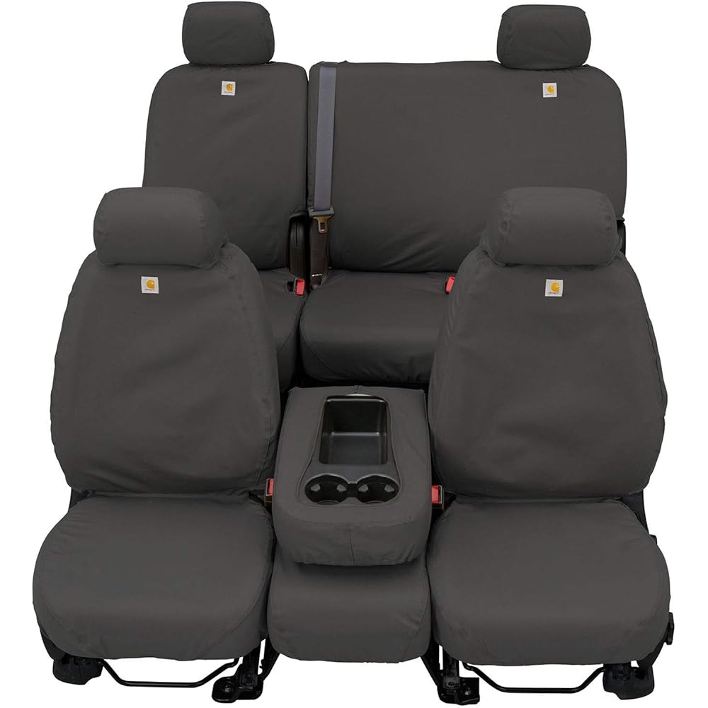Carhartt SeatSaver Front Row Custom Seat Covers (Gravel)