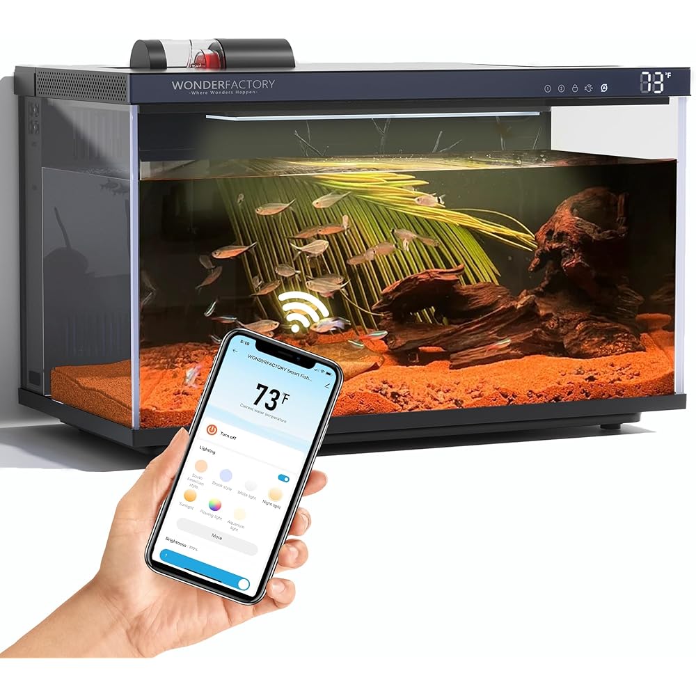 Smart 5-Gallon Ultra-HD Glass Fish Tank System