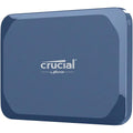 Crucial X10 4TB Portable SSD, Up to 2,100MB/s, USB 3.2 USB-C, External Solid State Drive, Compatible with Windows, Mac &amp; Android, Durable Storage for Games, Photos &amp; Files, Blue CT4000X10SSD9-02