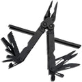 SOG PowerLock Multi-ToolCompound Leverage Technology with EOD Crimper Device, 420 Stainless Steel Body, 18 Lightweight Specialty Tools (B61N-CP) , Black Multitools