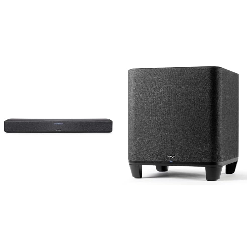 Denon Home Sound Bar 550 Compact Smart Soundbar with Dolby Atmos & DTS:X, Black