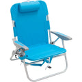 4-Position High-Seat Folding Backpack Beach Chair