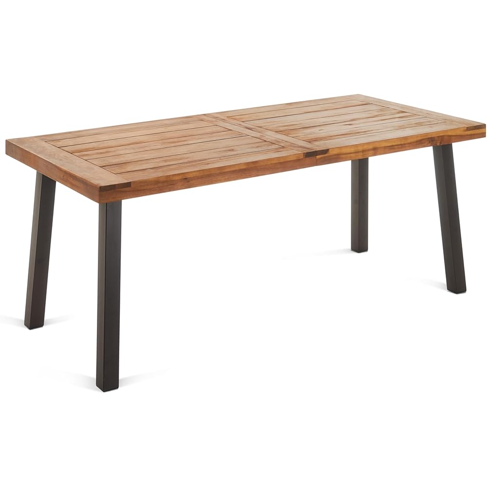 Spanish Bay Acacia Wood Outdoor Dining Table