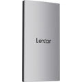 Lexar 2TB ES3 Portable SSD, Up to 1050MB/s Read &amp; 1000MB/s Write, Compatible with PC &amp; Mac, Tablets, Smartphones, External Solid State Drive, Silver (LES3XXX002T-RNSAU)