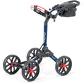 Bag Boy Quad Pro Push Cart, Navy/Red
