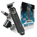 Wahl USA Pro Series High Visibility Skeleton Style Trimmer, Lithium-Ion Cordless USB Rechargeable All in One Shaving &amp; Close Cutting Beard Trimmer for Men with Near Zero Gap Blade – 3026018