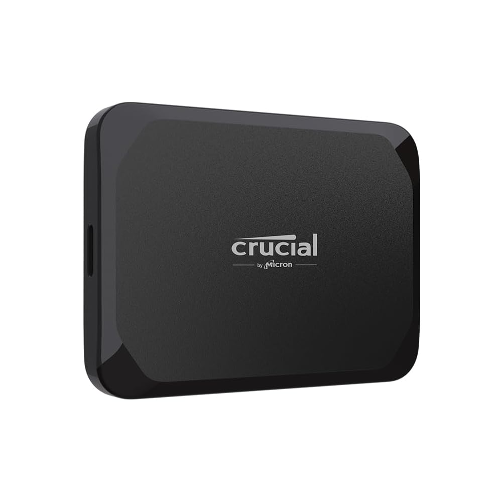 Crucial X9 2TB Portable SSD, Up to 1050MB/s, USB 3.2 USB-C, External Solid State Drive, Compatible with Windows, Mac, &amp; Android, Reliable Storage for Games, Files, &amp; Backups, Black CT2000X9SSD902