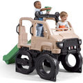 Step2 Truck Climber, Kids Outdoor Playset, Backyard Playground Set, Slide &amp; Climbing Wall, Outside Jungle Gym, for Toddlers 2-5 Years Old