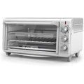 BLACK+DECKER Crisp 'N Bake Air Fry Countertop Convection Toaster Oven, XL Capacity, 8-Slice, 5-in-1, Fits 9” x 13” pan,12” Pizza, 60-Min Timer, Bake, Broil, Air Fry, Toast, Keep Warm, Stainless Steel