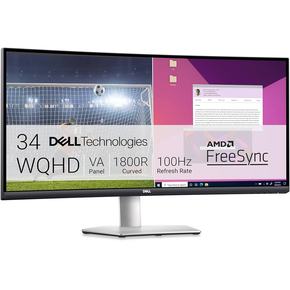 34-Inch Curved WQHD USB-C Monitor