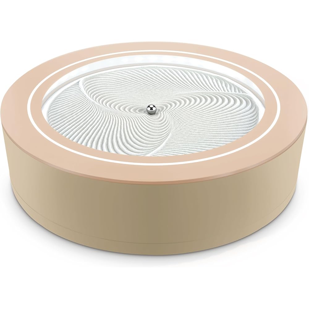 Homedics 11-Inch Drift Kinetic Sandscape Smart Meditation Table (Nude)
