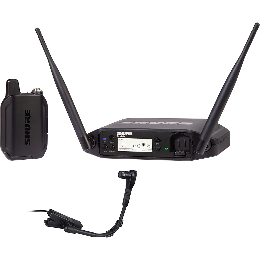 Dual-Band Digital Wireless Instrument Microphone Set