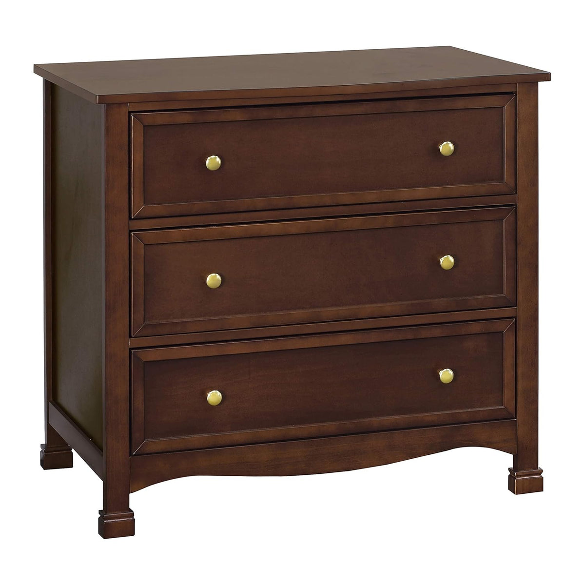 Kalani 3-Drawer Wooden Dresser (Espresso)