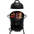 Char-Broil Bullet Charcoal Smoker 16" 18202075,Black