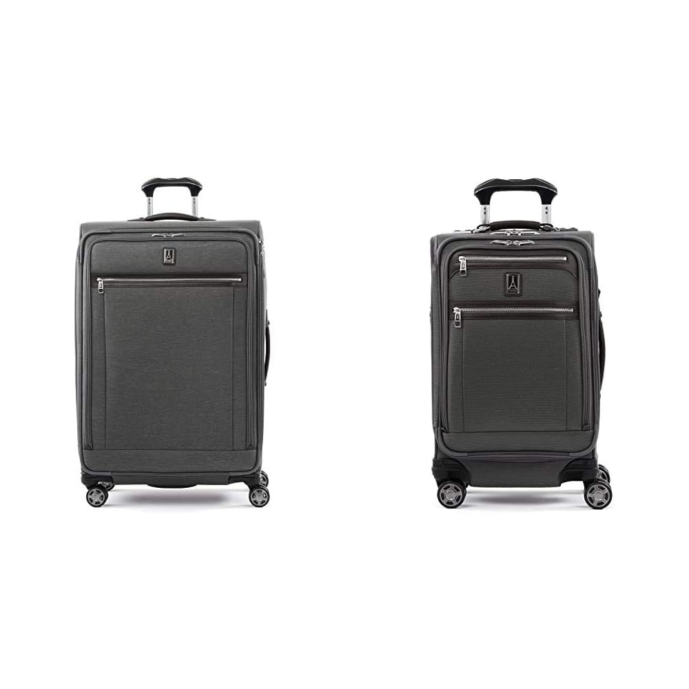 | Travelpro Platinum Elite-Softside Expandable Spinner Wheel Luggage, Vintage Grey, 2-Piece Set (21/29) | Luggage Sets