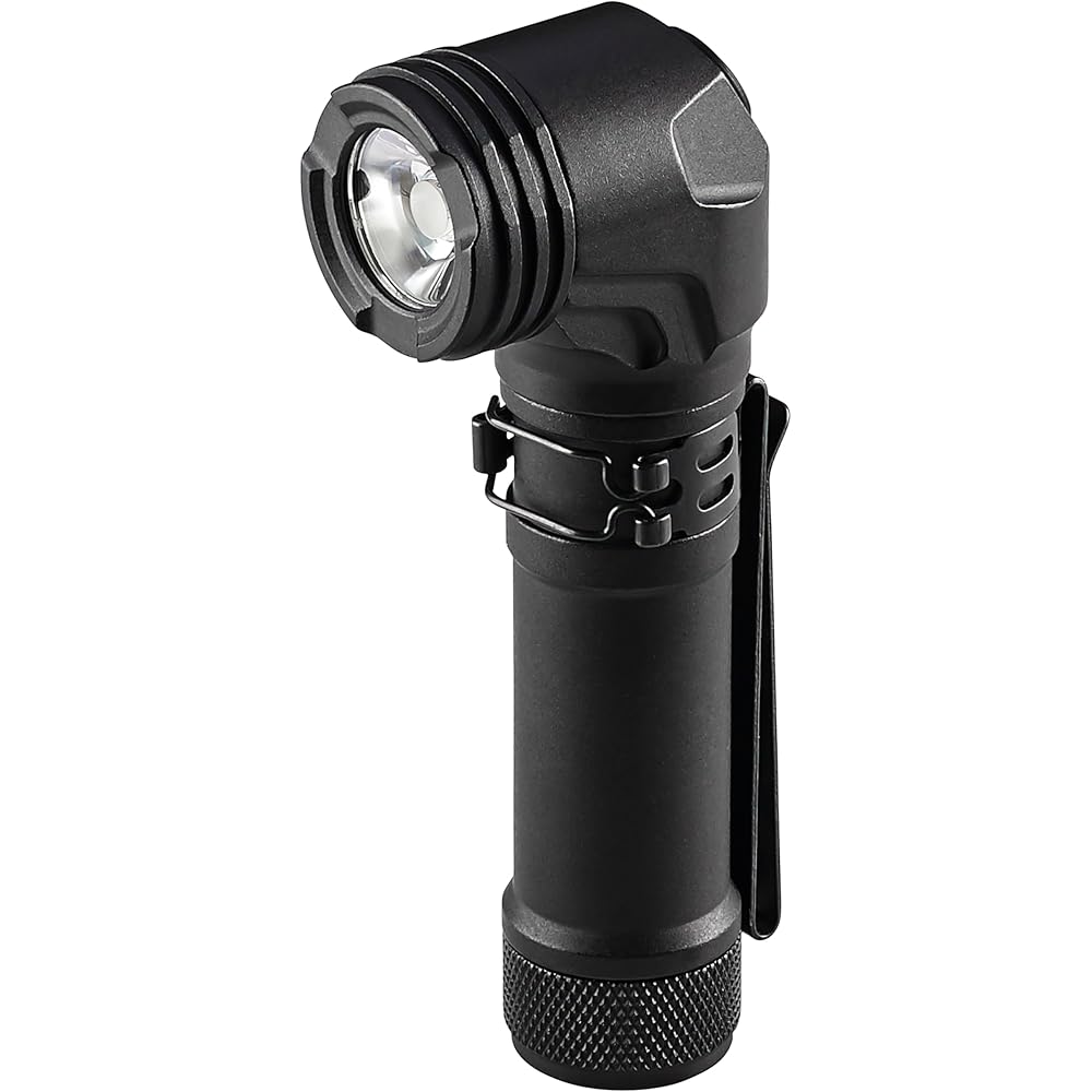 Streamlight 88095 ProTac 90X 1000-Lumen Right Angle Compact Multi-Fuel Tactical EDC Flashlight Includes Rechargeable Battery and Holster, Black