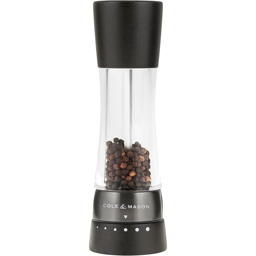 Derwent Refillable Adjustable Wood Pepper Mill