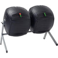 Lifetime 60072 Dual Compost Tumbler, Black