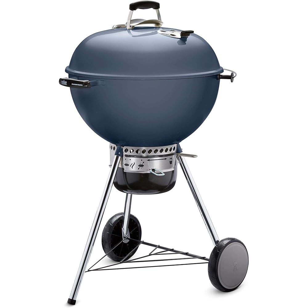 Weber Master-Touch 22-Inch Charcoal Kettle Grill (Slate Blue)