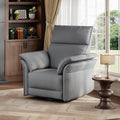 GarveeHome Faux Leather Power Recliner Chair and Glider (Gray)