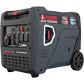 A-iPower 7600W Dual Fuel Quiet Portable Inverter Generator, Electric Start RV Ready, EPA &amp; CARB Compliant CO Sensor, With Telescopic Handle For Backup Home Use, Tailgating &amp; Camping (SUA7600iED)