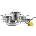 Starfrit Essentials 10-Piece Stainless Steel Cookware Set