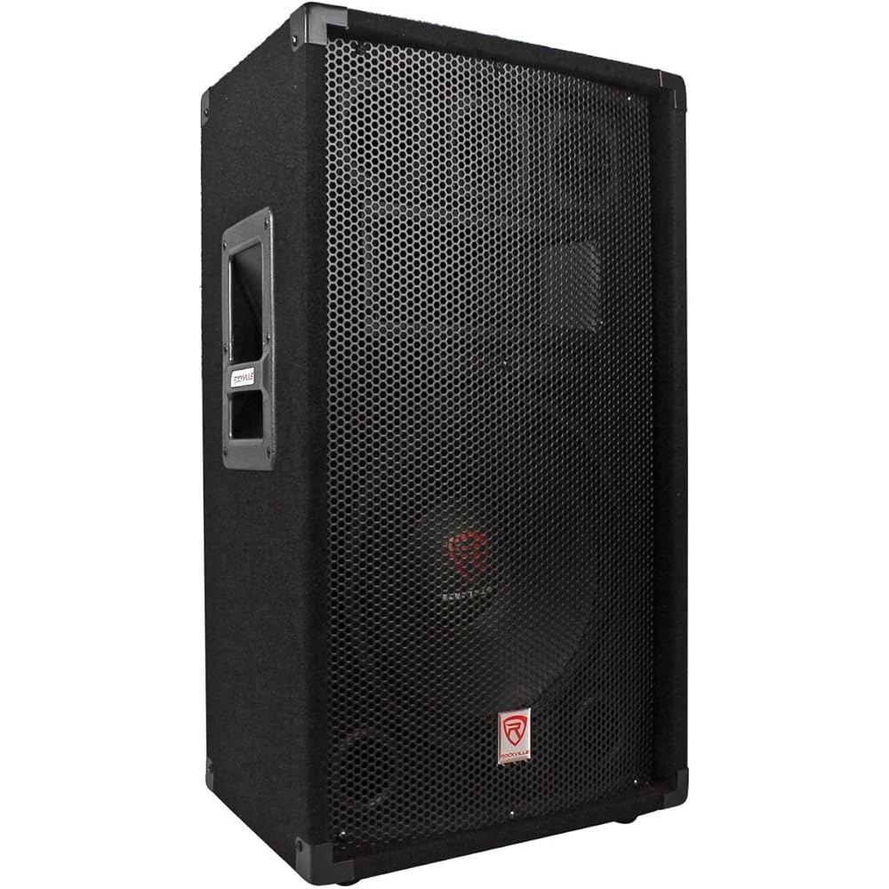 Rockville RSG12.4 12" 1000W 3-Way Passive PA Speaker 4-Ohm, High-Power Audio, Durable Build, Wide Sound Dispersion, for DJs and Live Events