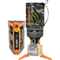 Jetboil Flash 1.0L Portable Fast Boil Stove for Camping and Backpacking with 1-Step Auto Ignition, New for 2025, Propane/Isobutane Burner with Cooking Cup, Dark Camo