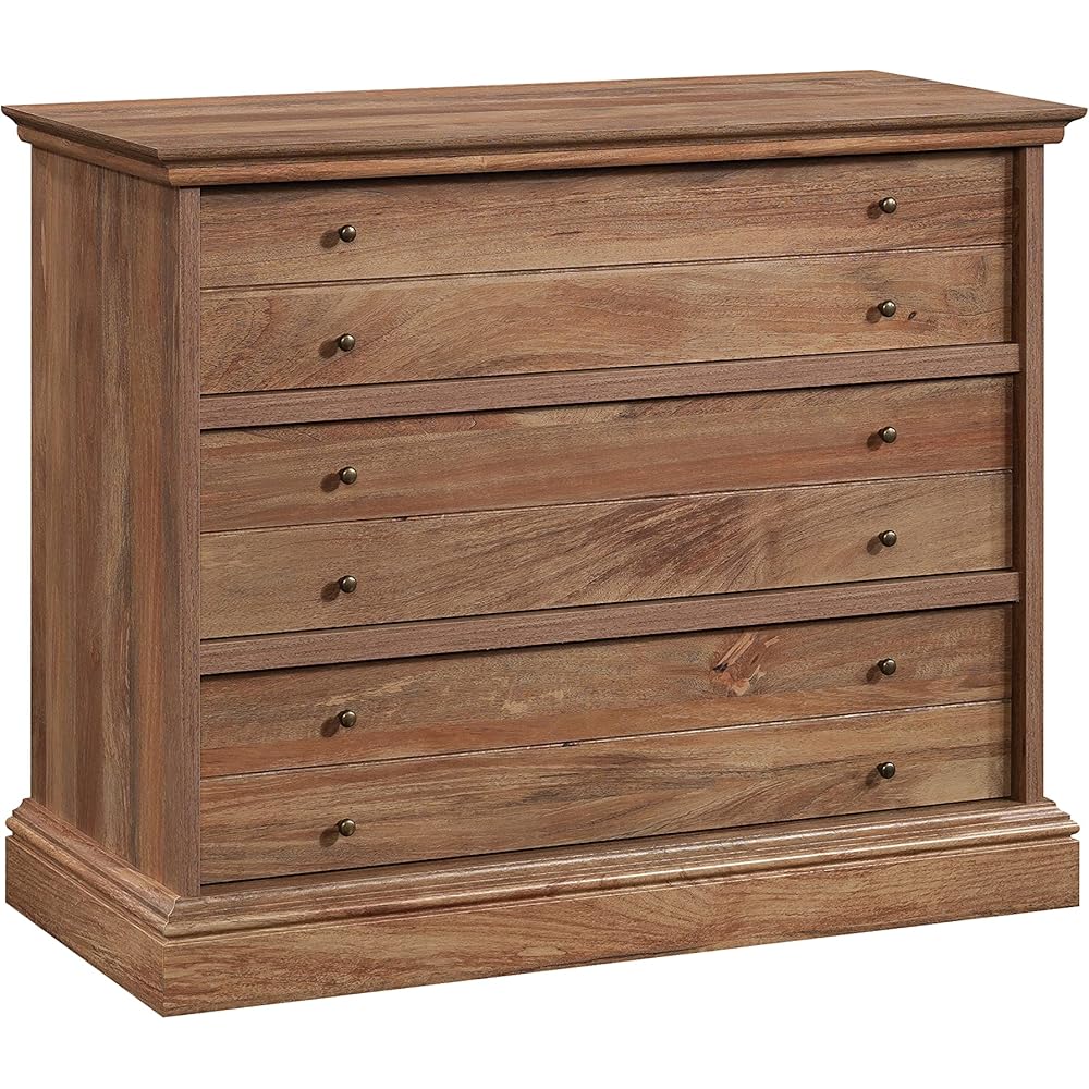 Sauder Barrister Lane 3-Drawer Chest, Sindoori Mango Finish