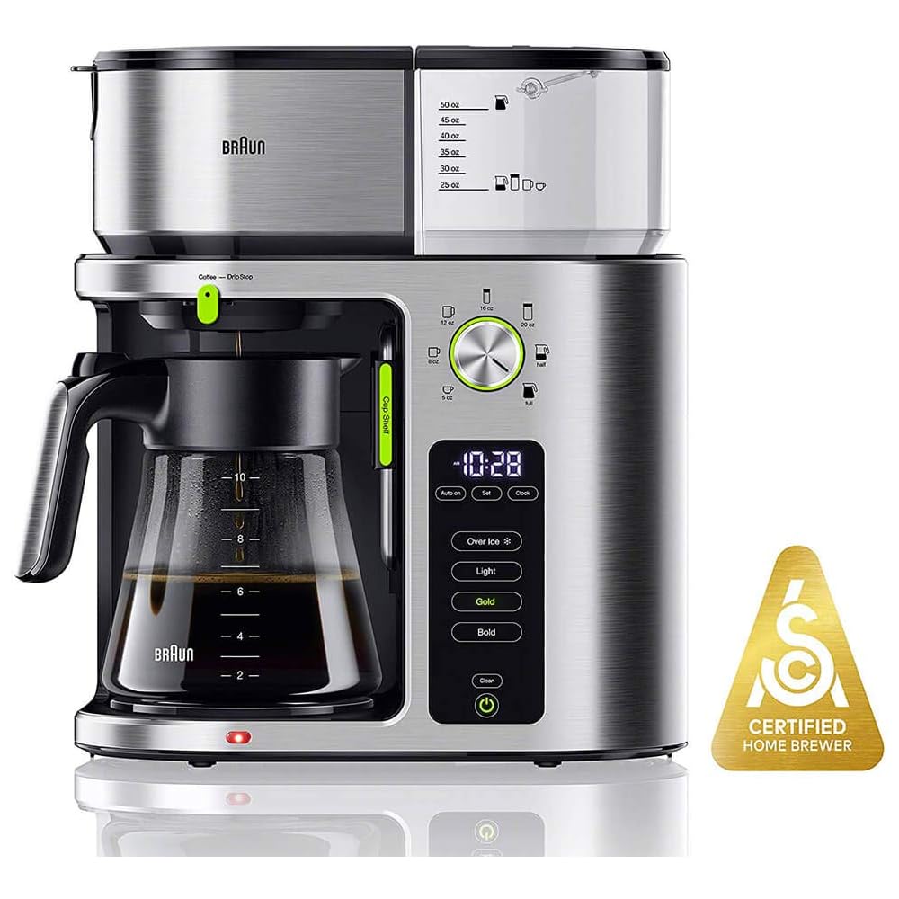 Braun MultiServe 10-Cup Stainless Steel Coffee Machine (KF9170SI)