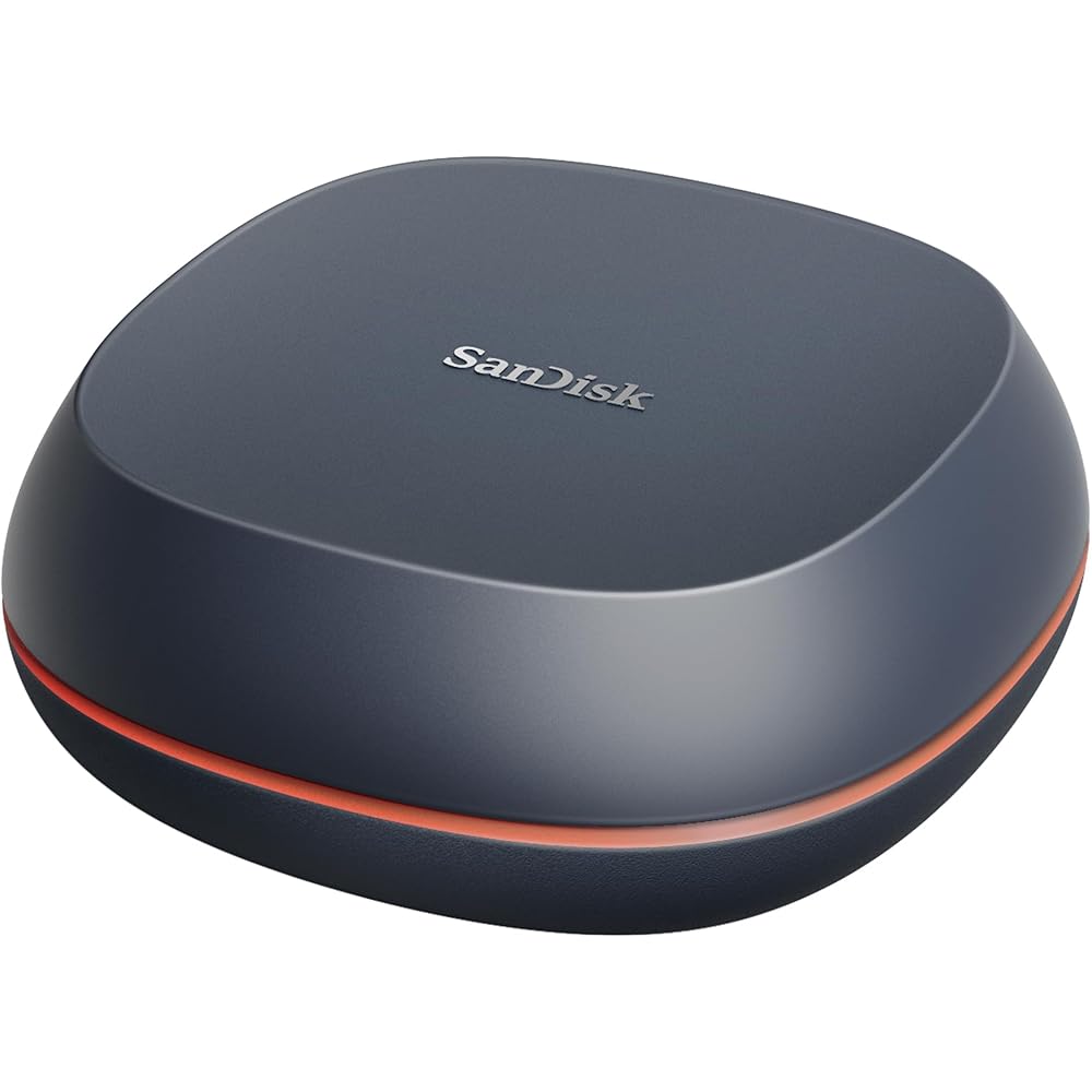 SanDisk 8TB Desk Drive SSD – Desktop External Solid State Drive, Up to 1000MB/s, USB-C, USB 3.2 Gen 2 SDSSDT40-8T00-NA25