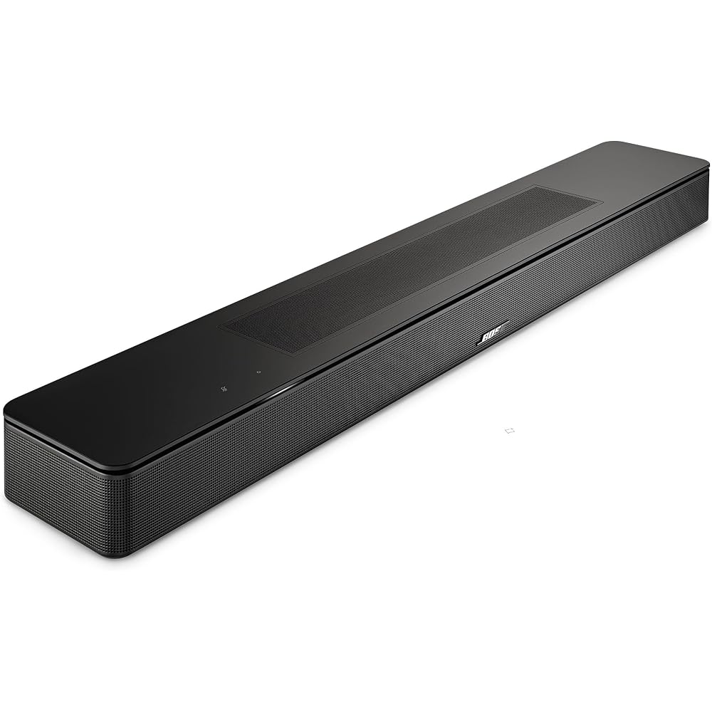 Bose Smart Soundbar with Dolby Atmos and Voice Control, Bluetooth, Black